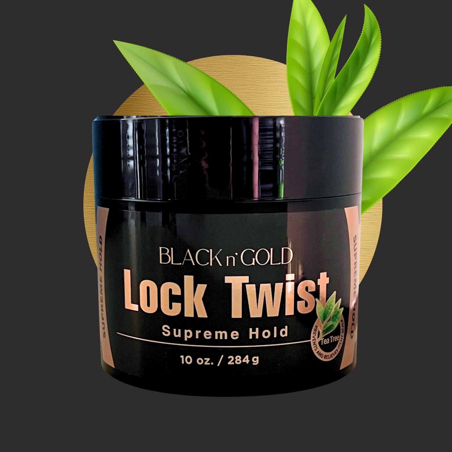 BLACK N GOLD - LOCK TWIST