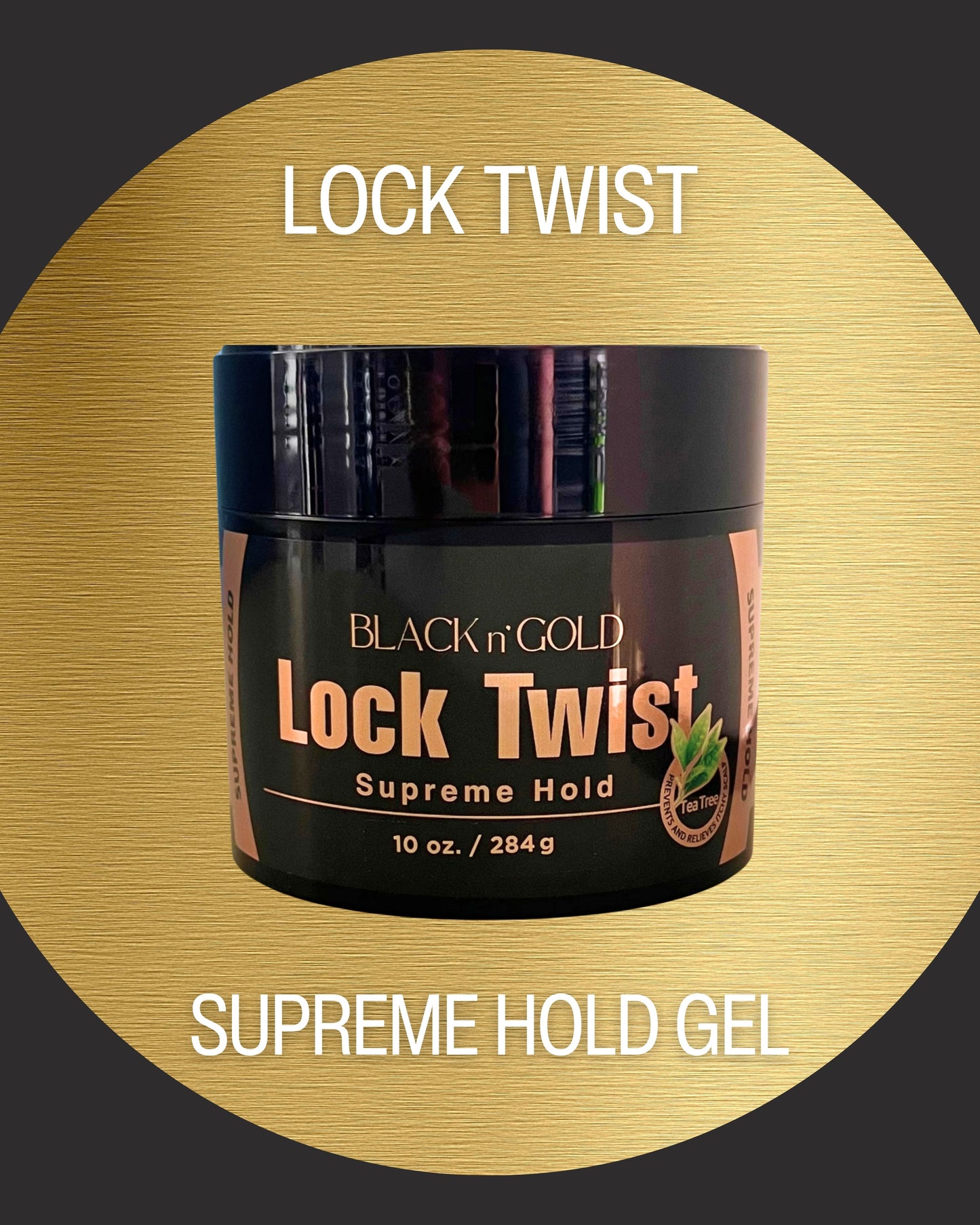 BLACK N GOLD - LOCK TWIST